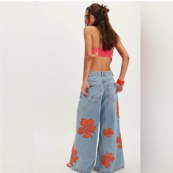 Free People Palisades Wide Leg Jeans - NWT - Picture 4 of 6